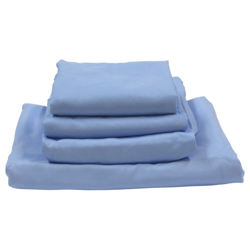 Gold Coast Super Soft Wisteria Blue 4pc Full Size Sheet Set